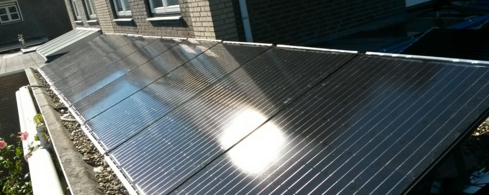 Opstelling Triple Solar PVT panelen