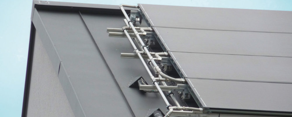 Triple Solar met zinkdak leidingwerk site