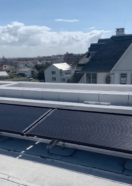 PVT-panelen op het dak in Noordwijk