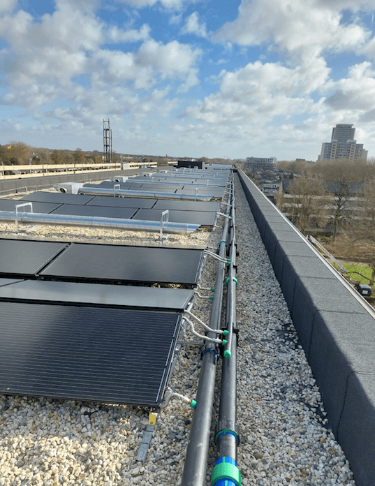PVT-panelen-Zuiderschans-Den-Bosch-Dura-Vermeer-Triple-Solar-appartmenten-verduurzamen-warmtepomp-bron-Den-Bosch-glycol-leidiingen-MR-05
